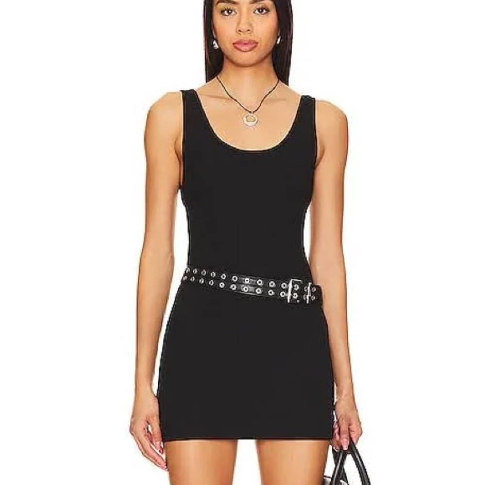 Superdown Ribbed Black Mini Dress #revolve #summer #club #bodycon #supermini